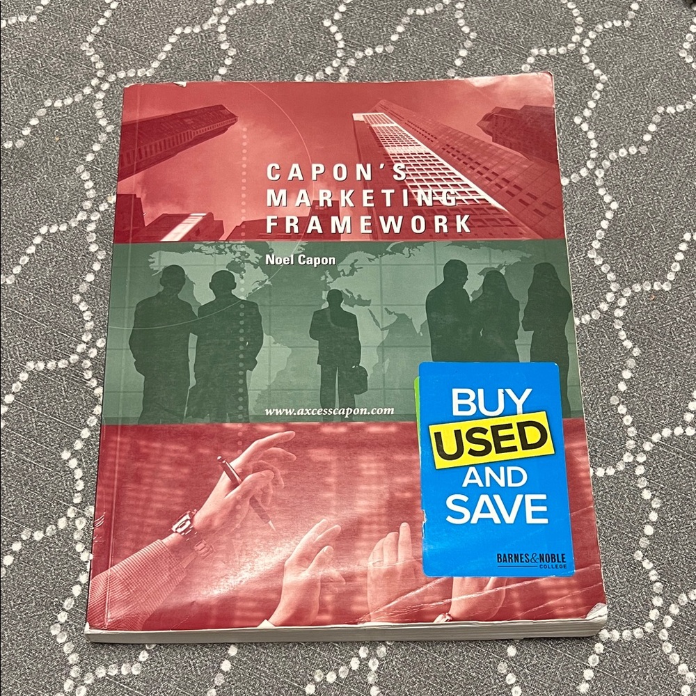 Capon's Marketing Framework Book